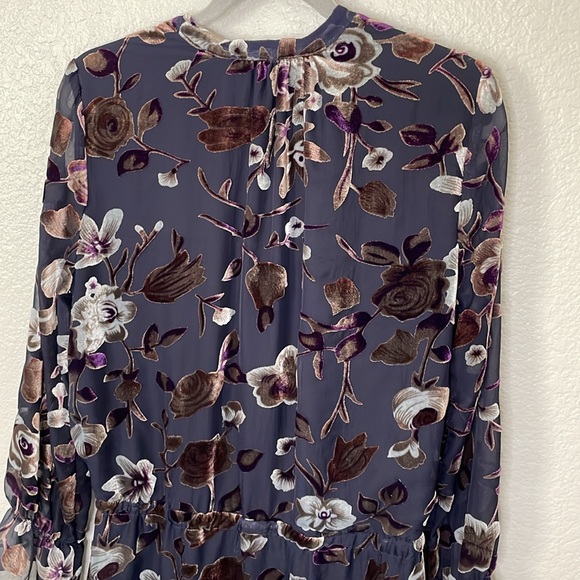 CAROLINA BELLE Dark Floral Dress | Size 10 - Picture 8 of 14